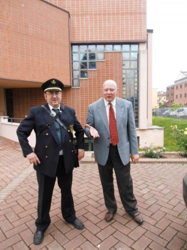 Presidente Giuseppe Bresciani con Luciano Perfetti