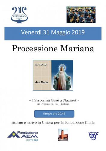 PRECESSIONE GESU NAZARET  31 MAGGIO 2019