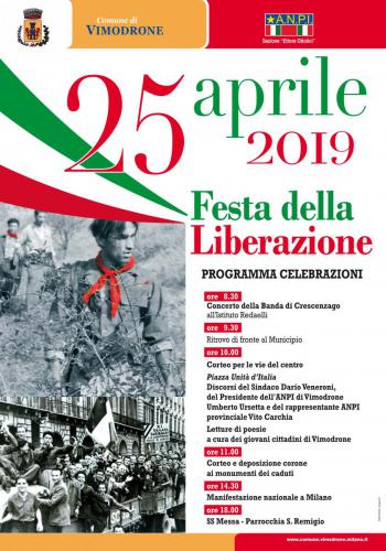 manifesto 25 aprile 2019